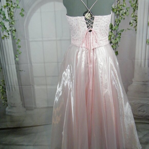 Robe de Bal ou demoiselle d’honneur Rose Taille 14-18-20 - Picture 3 of 5